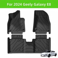 for 2024 Geely Galaxy E8 3D TPE Car Floor mats Trunk Mats