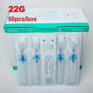 50pcs IV Cannula with Wing Intravenous Injection Catheter 22G 24G 26G For Pet Dog Cat Animals Veteri