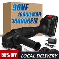 13000RPM Cordless Electric Angle Grinder 98VF Electric Polisher 100mm for 18V Battery 1500W