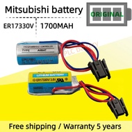 Original Mitsubishi ER17330V 3.6V A6BAT MR-BAT MRBAT PLC servo industrial drive lithium battery