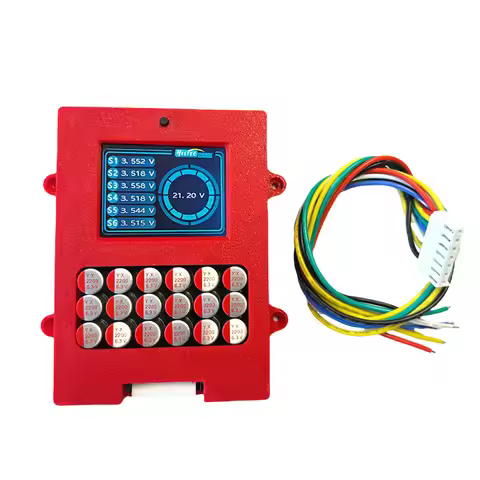 4S 6S 8S Active Balancer with Voltage Display Lifepo4 Equalizer Lipo/LTO Battery Voltage Tester