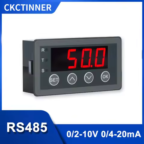 DC 0/2-10V 0/4-20mA Analog Input Display Meter Digital Display Meter Table HXDSBOXAI-NR/485/RL Versi