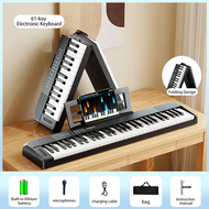 (COD Local Warehouse Shipment) Electronic Piano BETSY B151 Foldable 61 Keys Portable Suitable for Ch
