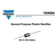 10 diodes 1N4004 (General Purpose Plastic Rectifier)
