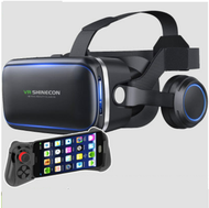 VR眼鏡戴式耳機一體智能3d眼鏡（6代耳機版+058手柄）