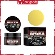 WIN Dashboard Restorer with Sponge Polishing Wax 100g 3 53oz Scratch Repair