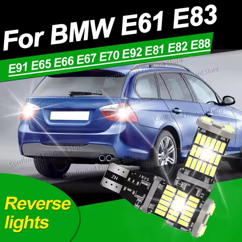T15 W16W 360 Degree Full Angle Canbus LED Car Reverse lights 4014SMD Chip For BMW E61 E83 E91 E65 E6