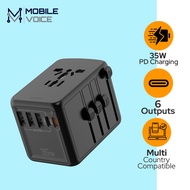 Energsolo 35W Universal Travel Adapter PD Type-C Travel Wall Charger