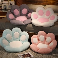Cat Paw Cushion Flat Half-Enclosed Cushion Imitation Rabbit Fur Fabric Cat Litter Kennel Pet Cushion