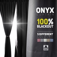 100% BLACKOUT PREMIUM CURTAIN FOR WINDOW, SLIDING DOOR, ROOM CURTAIN, 100% Blackout curtain , curtain , langsir tebal