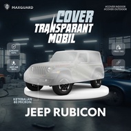 Jeep Rubicon Transparent Car Cover Jeep Rubicon 4-Door Plastic Car Cover Thick 3-Door Plastic Blanke