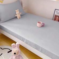 1pc Soft & Comfortable Solid Color Fitted Sheet, 9.84 Inch/25cm Deep Pocket - Low Allergen, Machine 