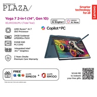Lenovo Yoga 7 14AKP10 83JR006UMJ 14" WUXGA OLED Touch 2-in-1 Laptop Tidal Teal (AI 7 350, 24GB, 512G