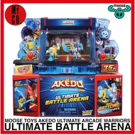 MOOSE TOYS AKEDO ULTIMATE ARCADE WARRIORS ULTIMATE BATTLE ARENA (BAD PACKAGING)