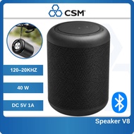 V8 Bluetooth Speaker Wireless Portable Speaker 40W Wireless 5.0 120-20KHz Rechargeable