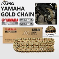 YAMAHA Gold CHAIN 428H O-RING 415H CHAIN RANTAI EMAS 428 415 132L CHAIN CUTTER SET Oring Gold LC135 