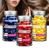 3 Boxes Hair Vitamin Essence Capsules (40pcs), Enriched With Moroccan Argan Oil, Hair Essence Oil, R