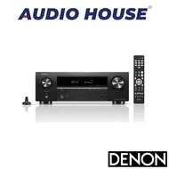 DENON AVR-X580BT  5.2 CHANNEL 8K ULTRA  AV RECEIVER W/BLUETOOTH COLOUR : BLACK 1 YEAR WARRANTY