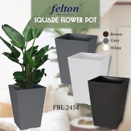 FELTON SQUARE FLOWER POT 2454