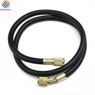 Charging Hose Black R-410A Brass Gauge Refrigeration Replacement 800PSI