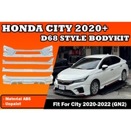 HONDA CITY 2020 D68 FULLSET BODYKIT CITY GN2 DRIVE68 BODYKIT CITY BARU SKIRTING LIP CAR BODYKIT