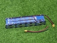 แบตลิเธียม 8s 24v - 29.2v 6000mah. แบต+ชุด ชาร์จ LiFePO4 32650 32700 แบตเตอรี่ 6s 6ah. (แบบแถวยาว)