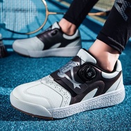 Badminton Wear-Resistant Anti-Slip Leather Sports Shoes Men Women Shoes Students Play Breathable Badminton Shoes BCTQ