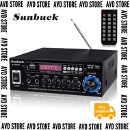 Sunbuck Audio Bluetooth 5.0 DAC Amplifier 2ch Remote 2000W