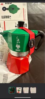 BIALETTI Coffee Espresso Maker • Moka Express 3 cups•3杯摩卡壺• 義式咖啡•100%New全新有盒• 意大利製造