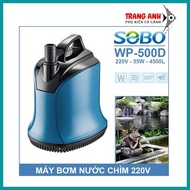 Máy bơm chìm bơm hút đáy Sobo WP 500D cho bể cá cảnh