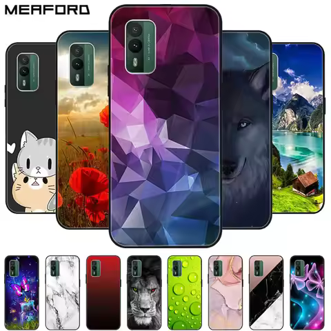 For Nokia XR21 5G Case Marble Painted Silicone Soft TPU Funda Cases For Nokia XR30 XR21 Cover Coque 
