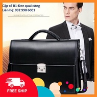 Office number lock leatherbag B1