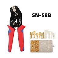 เครื่องมือคีมย้ำ SN-58B คีมเข้าหัวสายไฟ คีมย้ำหางปลา สำหรับ PH2.0 XH2.54 KF2510 JST Dupont Molex