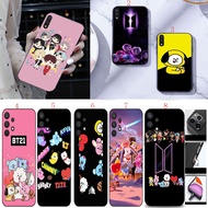 Samsung A12 A22 A32 A52 4G A32 A42 A52 5G BT21 Cute Soft black phone case