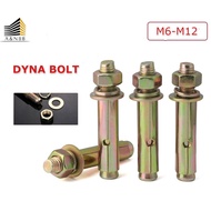 DYNA BOLT / EXPANSION BOLT 1/4" ,/ 5/16" ,/ 3/8 ", / 1/2" (SOLD PER PIECE)