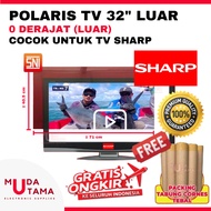 Polaris TV SHARP 32inch 0degree Outside - POLARIZER 32inch SHARP - POLARIS 32inch Outside SHARP - PO