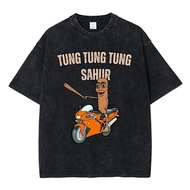 Áo Thun Nam Ý Brainrot Ngộ Nghĩnh Meme Họa Tiết Sọc Thoáng Khí Thích Hợp Cho Mọi Mùa Brr Brr Patapim