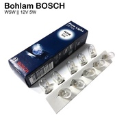[ AUTOPART ANUGERAH ] BOSCH W5W 12V 5W Car Light Bulb (T10 K1)