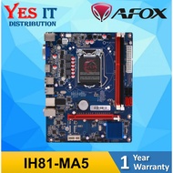 AFOX IH61-MA5 Intel H61 / IH110-MA2 / IH310C-MA6-V4 / IH81-MA5 VGA HDMI MicroATX Motherboard
