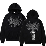 Rapper Ghostemane Squeeze Graphic Hoodie Mens Mens Hop Cotton Hood