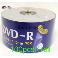 PEANUT BLANK DVD-R / DVD+R DVDR DISC (100 PCS)