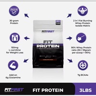 Fit First - Fit Protein Halal Whey 30g Protein With L-Carnitine [3LBS / 1.36KG / 38 Servings]