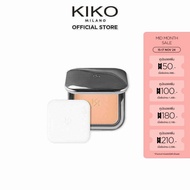 KIKO MILANO Matte Fusion Pressed Powder แมตต์ ฟิวชั่น เพรส พาวเดอร์ (แป้งพัฟ คุมมัน แป้งอัดแข็ง แป้ง