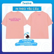 Muzik QUANG Hung Master D Shirt - MEETTING QUANG HUNG FAN Shirt Loose Form 100% COTTON 260GSM THICK 