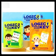 Kids Logic Puzzle Games - Montessori Learning Toys for Brain Development