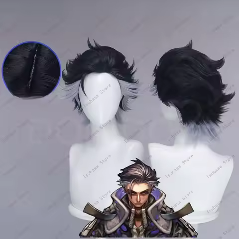Gachiakuta Zodyl Typhon Cosplay Costume Hair Short Styled Halloween Party Wig