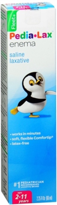 Fleet Pedia-Lax Enema 2.25 oz (Pack of 4)