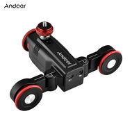 Andoer L5i Pro Wireless Camera Video Auto Dolly 3-Wheels Motorized Slider Dolly Car Mobile APP Contr