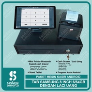 (Terbaru) Paket Mesin Pos Kasir Android Tablet/Tab Samsung 8 Inch 3/32