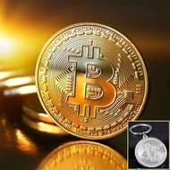 【 Wholesale 】 40mm Virtual Bitcoin BTC Foreign Currency USD World Currency US Commemorative Coin Gam